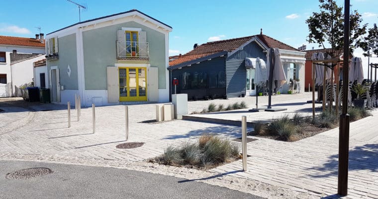 Aménagement urbain au village des Boucholeurs à Châtelaillon-Plage